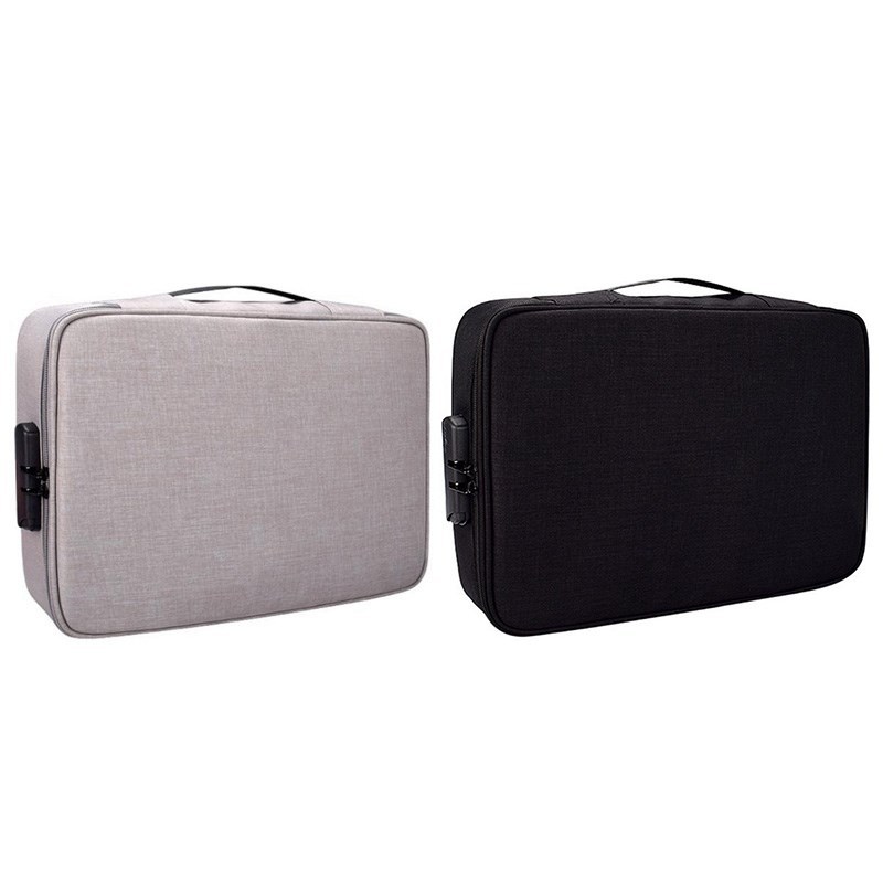 2x Document Ticket Bag Large Capacity Certificates Files Org