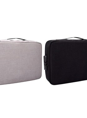 2x Document Ticket Bag Large Capacity Certificates Files Org