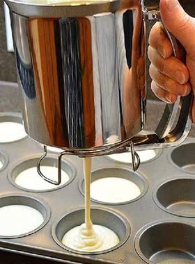 Stainless Steel Funnels Batter Pancake Ball Dispenser Cake