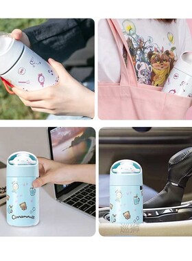 Stainless Steel Cartoon Thermos Vacuum Flask 280ML Cute Coff