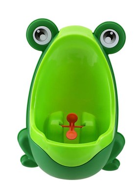 Cartoon Frog Bathroom Kids Toddler Potty Toilet Training Pee