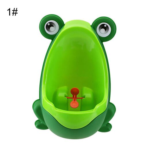 Cartoon Frog Bathroom Kids Toddler Potty Toilet Training Pee
