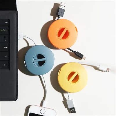 Data Cable Storage Box Earphone Cable Charging Cable Winder