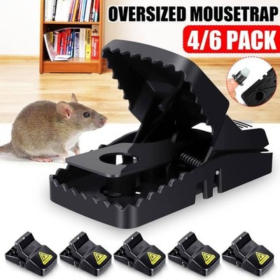 4/6PCS Reusable Rat Catching Mice Mouse Traps Mousetrap Bait