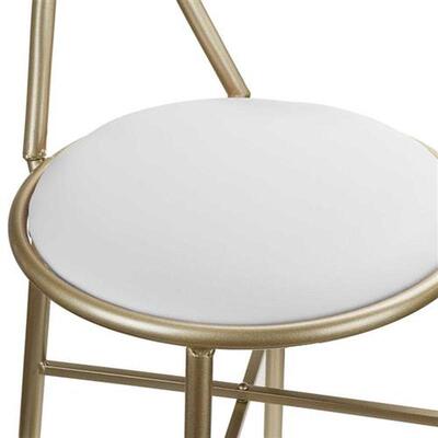 1pcs Nordic Dressing Table Stool PU Leather/Velvet Chair nai