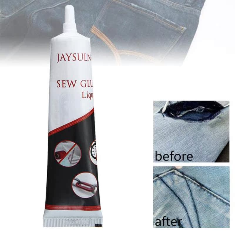 1pc Newest 50g Sew Glue Liquid Bonding Repair Clothes Denim