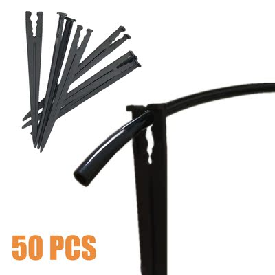 50PCS Plastic Irrigation Support Stakes 1/8 1/4 Tubing Hose