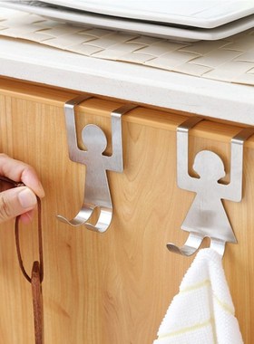 *1/2 Pairs Stainless Steel Door Hook Storage Holder Rack Lov