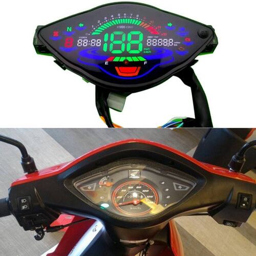 Motorcycle LCD Digital Meter Odometer for Honda Wave100 Wave