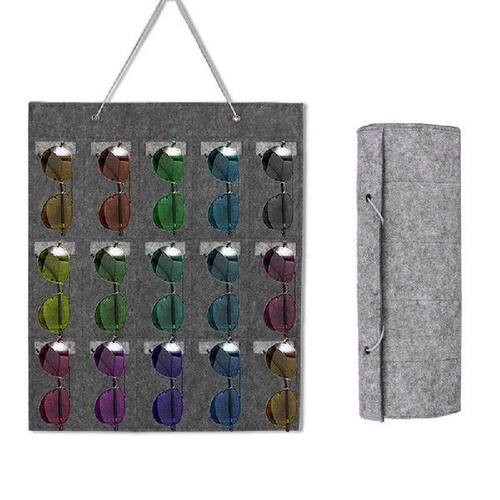 Eyeglass Sunglasses Organizer Hanging Wall Glasses Holder
