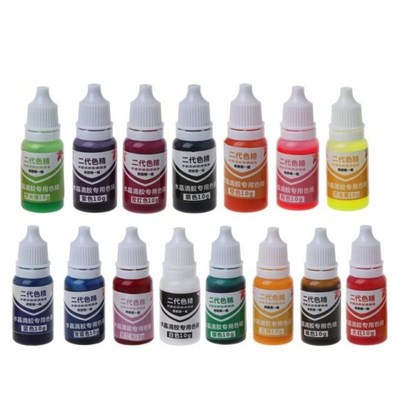 10ml 15 Color Epoxy UV Resin Colorant Jewelry Liquid Pigment