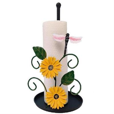 Paper Towel Holder Stainless Steel Sunflower Beautiful