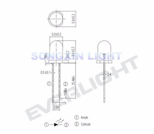 /1000pcs EVERLIGHT IR333-A infrared emission tube main IR333