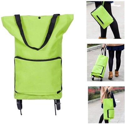 Folding Home Trolley Shopping Bag Wheels Reusable Portable E
