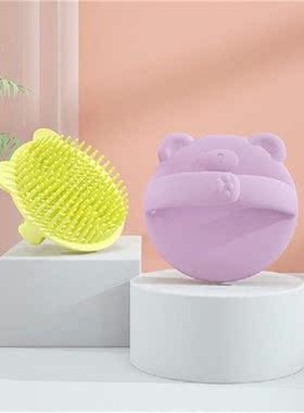 To Remove Scale Shampoo Brush Silicone Shampoo Artifact