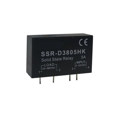 1PCS PCB Dedicated with Pins SSR-D3805HK 5A DC-AC Solid Stat