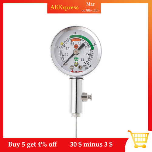Soccer Ball Pressure Gauge Air Watch Football Volleyball