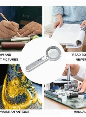 5X 6X 11X 12X 30X Magnifier Handheld Magnifying Glass Mini