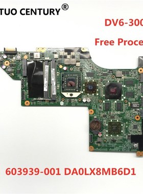 603939-001 DA0LX8MB6D1 main board FOR HP PAVILION DV6  DV6-3