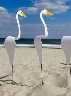 Swirl Bird Flamingo Wind Chimes for Outdoor Yard Backyard We