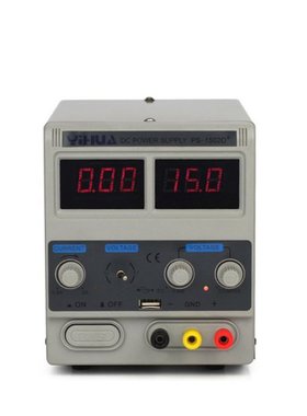 YIHUA 1502D  15V 2A Dual Dc Regulated Power Supply Mobile Ph