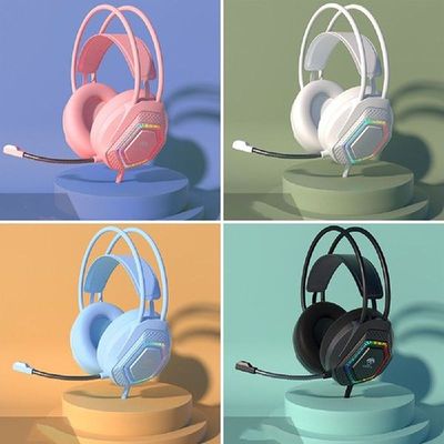 E-Sports Wired Earphones Luminous Heavy Bass Moving Coil