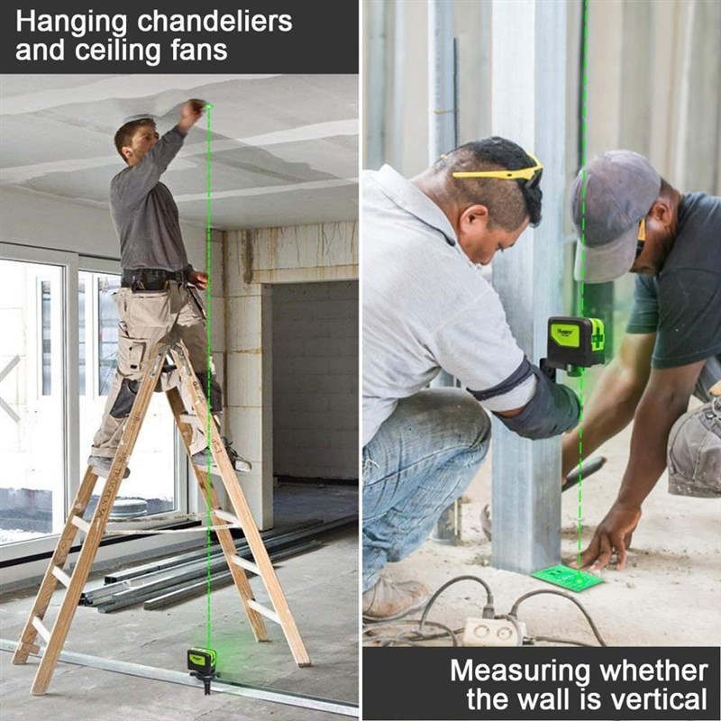 DEC TEAM 3-Point Green Laser Level Self-Leveling and Tilt Fu图片
