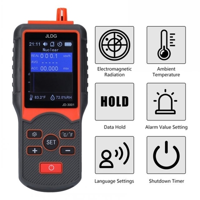 JD-3001 Geiger Counter and Electromagnetic Radiation Detecto