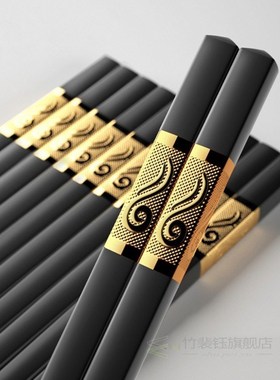 10Pairs Fiberglass Chopsticks Reusable Wood Chop Sticks Set