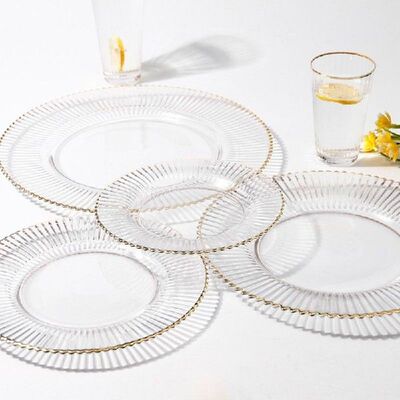 Dinner Plate Glass Plate Sets Tray Wine Glass Cup Platos