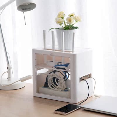 OTHERHOUSE Wireless Wifi Router Storage box Cable Power