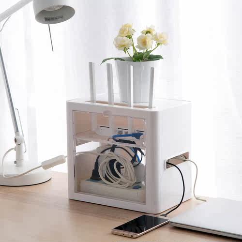 OTHERHOUSE Wireless Wifi Router Storage box Cable Power