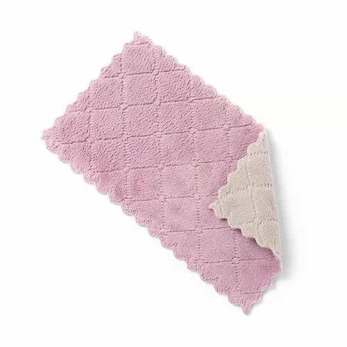 Super Absorbent Microfiber Dish Cloth Non-stick High-efficie