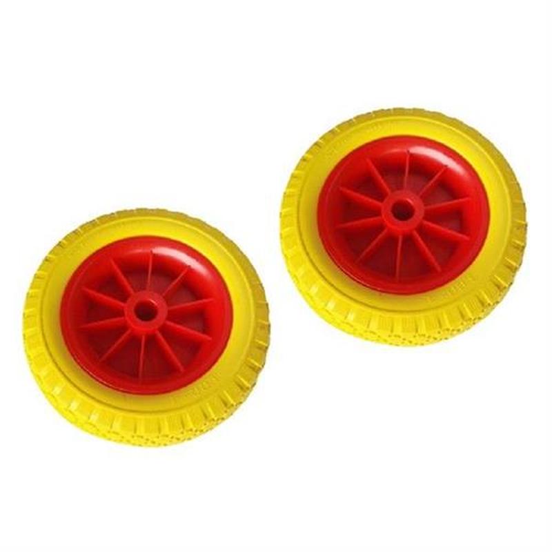 1 Pair of 20.32cm 19.4mm Durable Puncture Proof Rubber Tyre