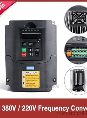 3kw 380v / 220V Frequency Inverter Single Phase Input Three