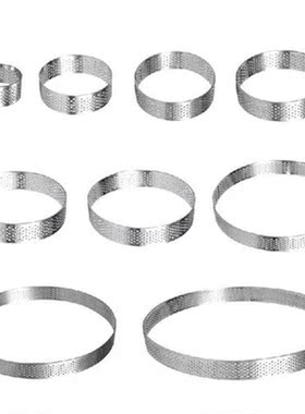 Perforated Mousse Ring Stainless Steel Cake Mould Round