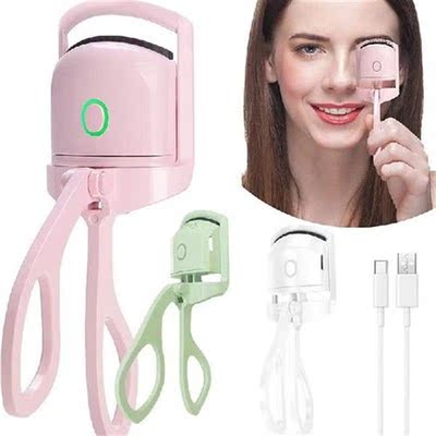 USB Rechargeable Heated Eyelash Curler Heating Eyelash