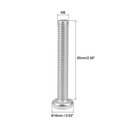 Machine Screws Cross Pan Head Screw 304 Stainless Steel M8x6