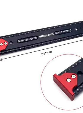 Durable Home Measuring Ruler with Hook Stop Multifunction Ca