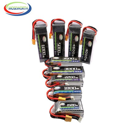 4S 14.8V RC Car LiPo Battery 1300 1800 2200 2600 3300 4500 6