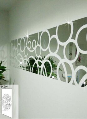 Rectangle Waist Muurstickers Home Decor Wall Decorations Liv