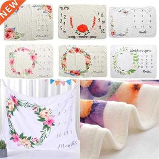 Baby Newborn Milestone Blanket Photo Background Cloth Male
