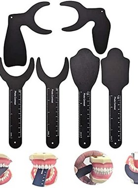 6PCS Dental Photo Contrast Black Background Board, Autoclav