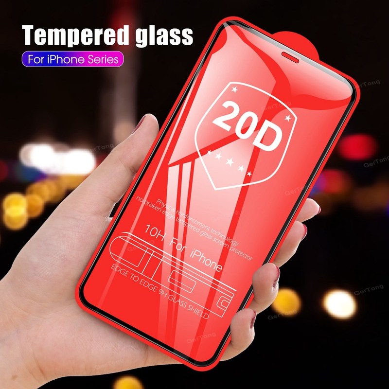 20D Full Cover Tempered Glass For iPhone 11 Pro Max Screen P