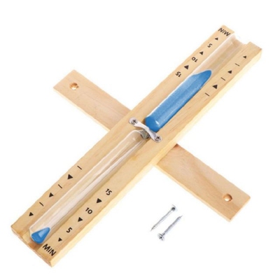 Wooden Sauna Hourglass Wall Mounted Rotating 15mins Sandglas