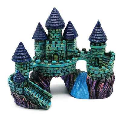 Aquarium Fish Tank Decor Retro European Style Castle Aquariu