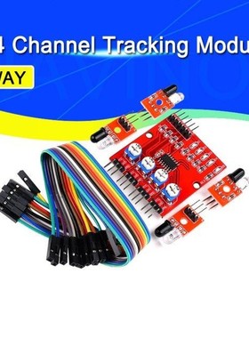 Four-Way infrared tracing / 4 Channel tracking Module / tran