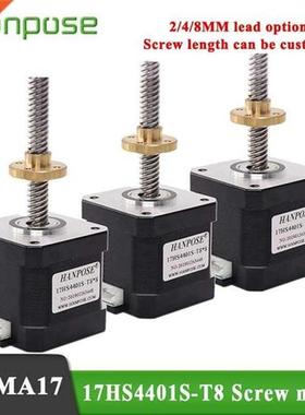 3PCS NEMA17 stepper motor L310mm 17HS4401S T8 screw 42x40 4