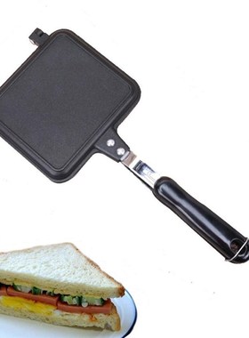 Non-Stick Sandwich Maker Iron Bread Toast Breakfast Pancake