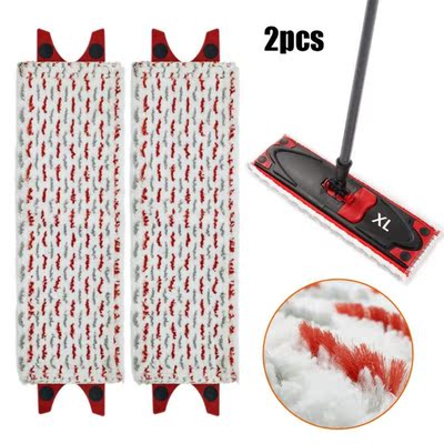 2x Microfibre Mop Cover Floor Wiper Mop Cloth For Vileda Ult